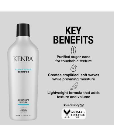 Kenra Sugar Beach Shampoo/Conditioner - Amplified Soft Waves & Moisture | Lightweight Formula for Texture & Volume | 33.8 Fl Oz - All Hair Types - Buy Online on GoSupps.com