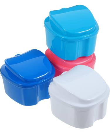 Gleavi 8 STK Prosthesis Box with Filter Layer - Durable Denture Brush Case for False Teeth & Bathing Containers - Ideal for Denture Care - Buy Online on GoSupps.com