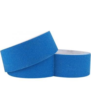 Hazard Tape Anti Slip Tape Quartz Sand Non-Slip Tape Shower Strips Pad Toilet Floor Stair Step Anti Slip Safety Tape Adhesive Scratch Adhesif(Blue) - Buy Online on GoSupps.com