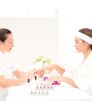 POPETPOP 2 Sets Acrylic Nail Display Stand Nail Practice Holder Magnetic Nail Practice Stand Fingernail DIY Nail Design Stand for False Nail Manicure Tool Home Salon Use - Buy Online on GoSupps.com