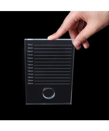 Buy Eyelash Extension Pallet - Crystal Glass False Lashes Tray 6.22x4.33 Adhesive Glue Holder - Worldwide Shipping - Buy Online on GoSupps.com