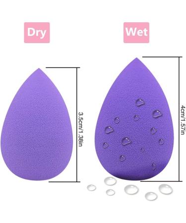 Dolovemk 6PCS Mini Beauty Sponge Blenders Set - Latex-Free, Cheap, Flawless Coverage for Liquid Foundation - 6 Color Makeup Sponges 1.4IN(Dry)/1.6IN(Wet) - Buy Online on GoSupps.com