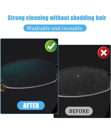 24 Pack Microfiber Cleaning Cloths for Glasses 7x6 Inch Individually Packaged with Glasses Case International Shipping Available - Buy Online on GoSupps.com