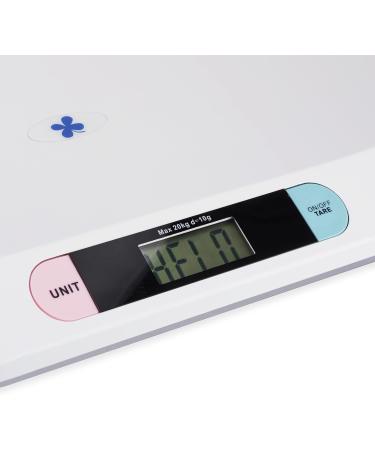 Buy Relaxdays Digital Baby Scale Accurate Infant Scale Up to 20kg | Includes Batteries & USB Cable | Perfect for Breastfeeding & Small Animals - Buy Online on GoSupps.com