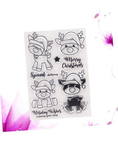Lurrose Christmas Stamps Postage Stamps Planners Craftastic Tthe Notebook Silicone Stamps Clear Stamps Seal Scrapbook Account - Buy Online on GoSupps.com