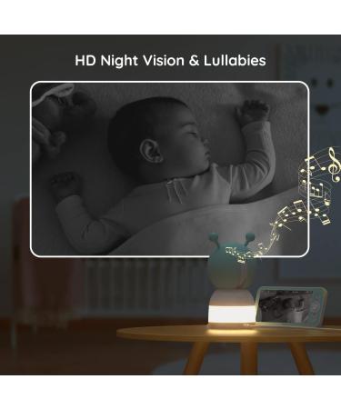 2K WiFi Baby Monitor with Two Cameras | Motion & Cry Detection | Night Vision | 2-Way Audio | Custom Alert Area | PTZ | Humidity & Temperature Sensor - Buy Online on GoSupps.com