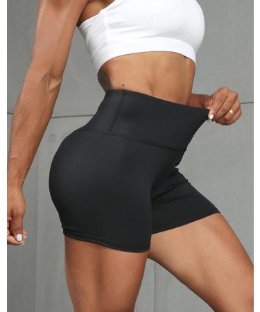 TelaLeo 5 Pack Women's Volleyball Compression Shorts - High Waist Yoga Shorts (5Black, Medium) - Buy Online on GoSupps.com