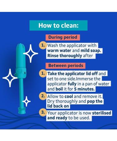 Lil-Lets Reusable Tampon Applicator Kit with x6 Organic Cotton Tampons | Sustainable Period Care - Buy Online on GoSupps.com