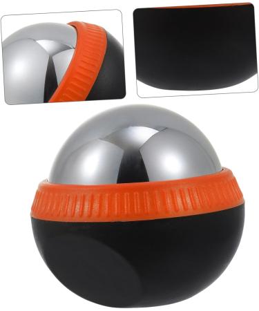 Lurrose Stainless Steel Massage Ball - Face & Foot Massager Hot & Cold Roller for Muscle Relief - 8.3x7.5x7cm - Buy Online on GoSupps.com