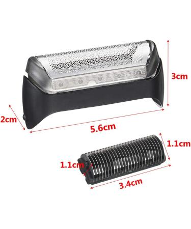 Walmeck Shaver Grille Shaving Replacement Foil and Cutter for Braun 10B Series 1 190 180 170 - Buy Online on GoSupps.com