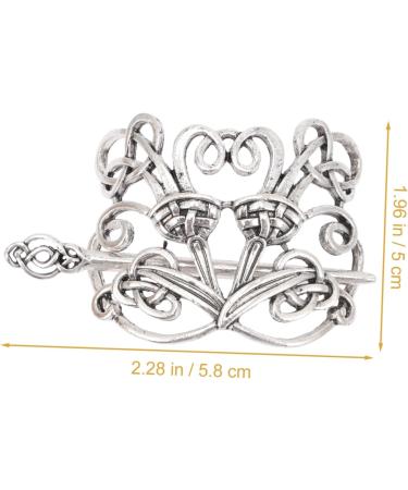 Mikinona Vintage Viking Hairpins Hair Pin Irish Hair Clips Viking Hair Jewelry Knot Hair Clips Retro Hairpin Hair Slide Barrettes Hair Slide with Stick Hair Barrettes Hair Accessories Alloy - Buy Online on GoSupps.com