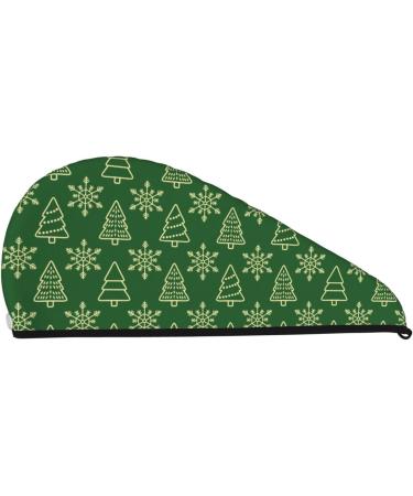 Buy Christmas Microfiber Hair Towel Wrap - Super Absorbent Coral Velvet for Long Curly & Thick Hair | Quick Dry Hair Cap for Women - Buy Online on GoSupps.com