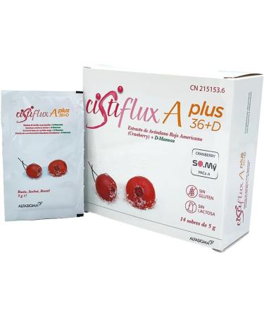  Alfasigma Cistiflux A Plus 36+D Red Cranberry Food Supplement - 14 sachets - Buy Online on GoSupps.com
