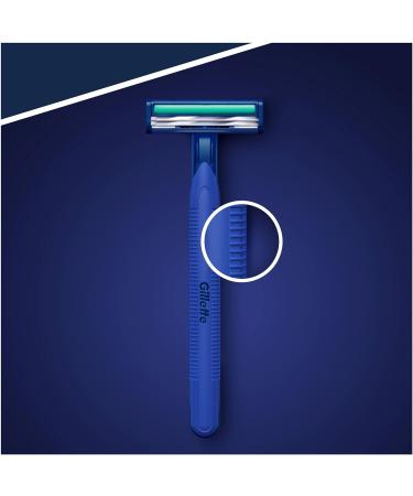 Gillette Blue II Plus Disposable Blades for Men - 20 Pack | International Shipping Available - Buy Online on GoSupps.com