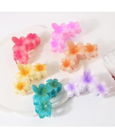 AJOIDR Colorful Flower Shape Woman Teens Hair Ponytail Hair Claw Delicate Hair Clip Female Skincare Taking Photo Tiaras - Buy Online on GoSupps.com
