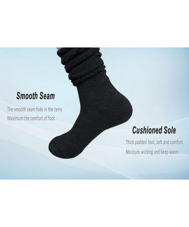 COIYUFUX Extra Wide Bariatric Diabetic Socks - 2 Pairs Black | Ideal for Lymphedema, Swollen Edema, Cast Leg, Calf - Buy Online on GoSupps.com