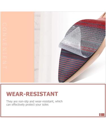 FRCOLOR Transparent Sole Stickers - Slip Resistant Waterproof Shoe Sole Protectors & Heel Inserts | Non-Shoe Pads | 10x100cm - Buy Online on GoSupps.com