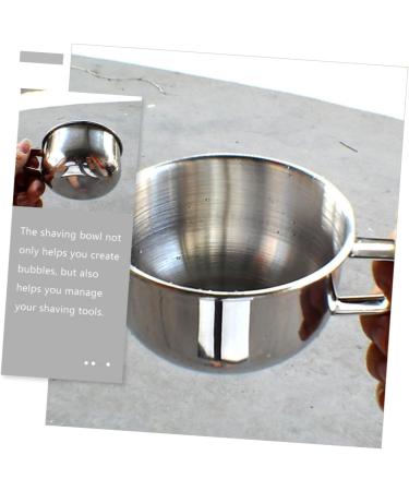 Premium Healvian Stainless Steel Shaving Bowl for Men | Ideal Shaving Accessories Gift | Durable Metal Razor & Shaving Cup - Buy Online on GoSupps.com