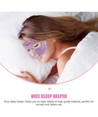 of 3 Half Reusable Cooling Eye Hot and Cold School Travel Sleeping Eye Swelling Relief Plaster Shape Set Blindfold Face - Buy Online on GoSupps.com