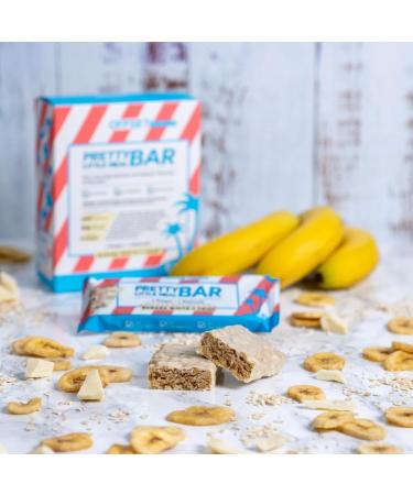 Pretty Little Meal Bar Banana White & Crisp - Delicious Protein Bar by Offset Nutrition | 209 Calories | 6-Pack - Buy Online on GoSupps.com