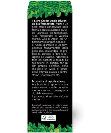  Matt Hyaluronic acid for anti-aging face with argan oil 30 ml - Buy Online on GoSupps.com