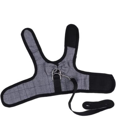 Minkissy 3pcs Bunny Vest Dress for Small Animals | Guinea Pig & Hedgehog Clothes | Soft Ferrope Harness & Lead Vest | Gray & Black - Buy Online on GoSupps.com