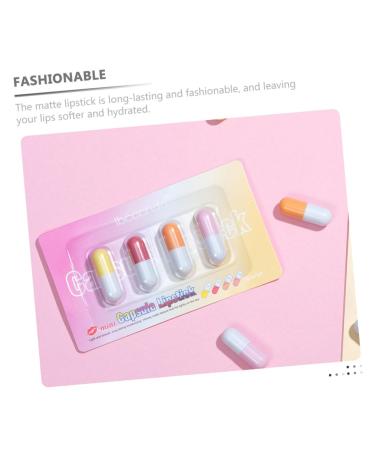 Buy Hemoton 4 Sets Lipstick & Lip Gloss - Korean Lip Tint & Matte Lip Plumper for Flawless Lips | International Shipping Available - Buy Online on GoSupps.com