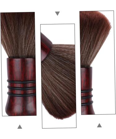 Beavorty 1PC fiber wool Powder Mineral Brush tool Hairdressing Hair Brush neck dust brush wooden handle hair brush soft bristle cleaning Hair Brush travel makeup brush hair - Buy Online on GoSupps.com