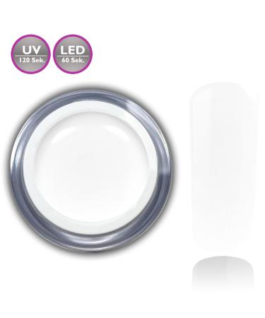 5ml Glossy Color Gel Snowwhite - Sweat-Free UV LED Nail Gel | RM Beautynails - Buy Online on GoSupps.com
