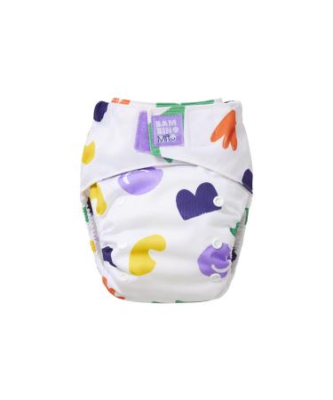Bambino Mio Revolutionary Reusable Nappy - Sustainable Washable Chemical-Free Eco Nappy from Newborn to Toddler (Pop)