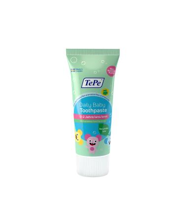 Tepe Daily Baby toothpaste tasteless 0-2 years gentle fluoride tooth pasta for babies to prevent caries age-appropriate fluoride content 50 ml (1 Pack) - Buy Online on GoSupps.com