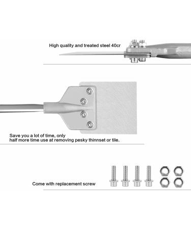 GSTK 6 Chisel Bit with SDS Max Shank - Replacement 8 Blade for Tile, Masonry, Concrete, Brick, Stone Work - Buy Online on GoSupps.com