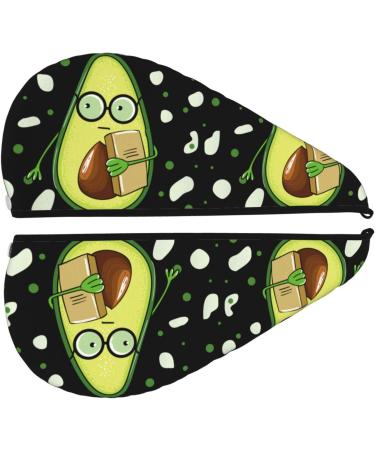 Super Absorbent Avocado Microfiber Hair Towel Wrap for Long Curly & Thick Hair Quick Dry Coral Velvet Hair Cap for Women - Buy Online on GoSupps.com