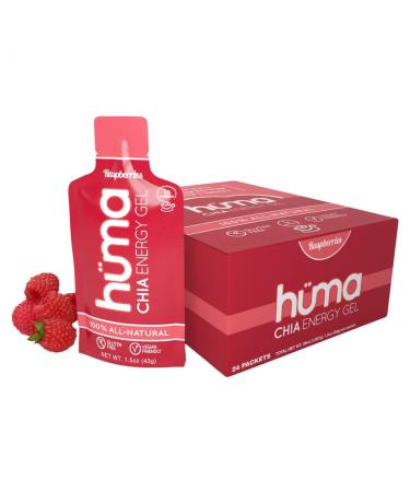 Huma Chia Energy Gel - Box of 24 (Raspberry)
