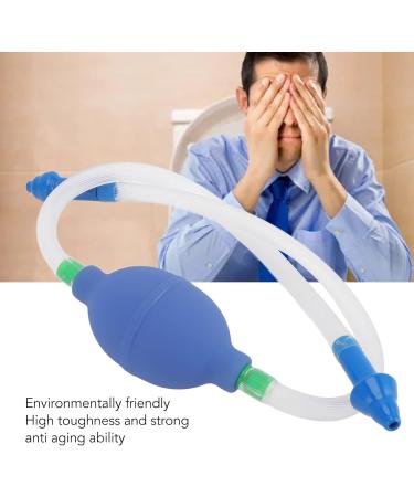 Enema Set for Constipation Relief | Blue Plastic Ball-Shaped Enema Syringe | International Shipping Available - Buy Online on GoSupps.com