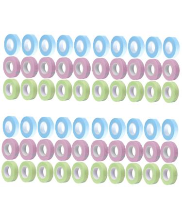 60 Rolls Lash Tape Fabric Tape for Eyelash Graft Eyelash Tapes Eyelash Grafting Tape Eyelash Extension Tape Eyelash Grafted Tape Grafted Eyelash Tape Eyelash Tape Line