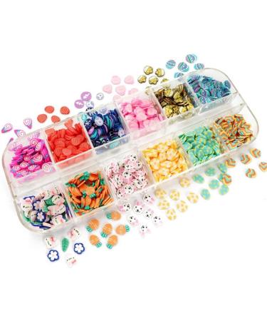 3D Flakes Manicure Easter Bunny Design Clay Slices Easter Day Eggs Polymer Nail Sequins - Buy Online on GoSupps.com