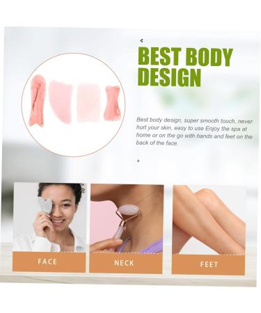 FOMIYES 16-Piece Gua Sha Massage Tool Set for Facial Scraping & Stone Massage - Pink Beauty Tools for Glowing Skin - Buy Online on GoSupps.com