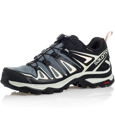 Salomon Women's X Ultra 3 Gore-Tex Hiking Shoes - Balsam Green/Mineral Gray/Bellini - Size 10.5 - Buy Online on GoSupps.com