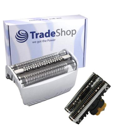 High-quality combo pack shaving foil + blade block replaces Braun 30S 5724346-03 30B 30B Multi 81253254 for many Braun razors