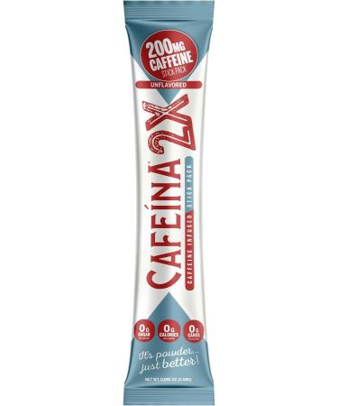 CAFEINA 2X - 200mg Caffeine and Electrolyte Infused Powder Stick Packs (18 Count) - Buy Online on GoSupps.com