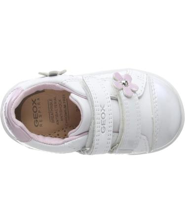 Geox Baby Girl's B Djrock C Sneakers - 8.5 UK Child - White | Stylish and Comfortable Shoes - Buy Online on GoSupps.com