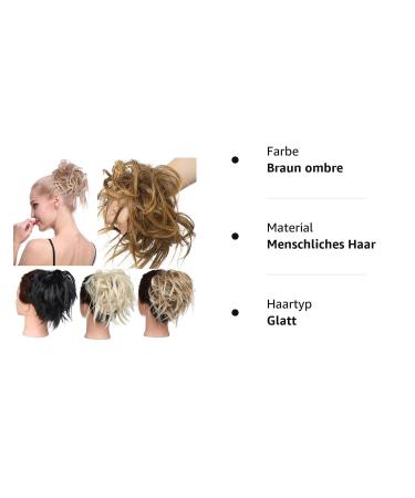 Shop Tess Hair Part Dutt Tie - Affordable 45g Brown Ombre Hair Extensions for Stylish Updos - Buy Online on GoSupps.com