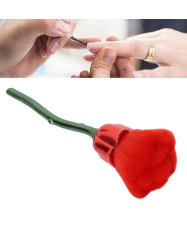 Nail Dust Brush - Elegant Rose Makeup Loose Powder Blush Brush for Nail Cleaning | Green Stick Red Bottom | International Shipping Available - Buy Online on GoSupps.com