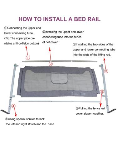 Lsbod Bed Rail for Toddlers Extra Long Baby Bed Rails Guard Safety Bedrail for Kids/Babys Twin  Double  Full Size Queen & King Mattress(1side 79" Lx27 H) 79x27 Inch (Pack of 1) - Buy Online on GoSupps.com
