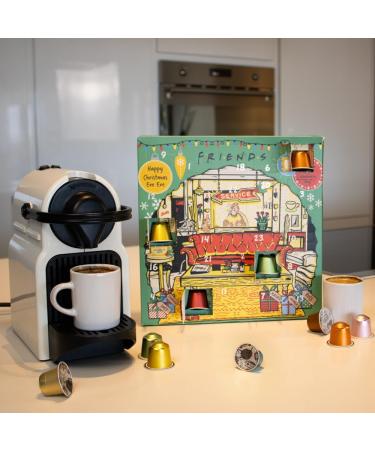 Friends Christmas Coffee Advent Calendar 2023 | Nespresso Compatible | Festive Xmas Coffee Capsules - Buy Online on GoSupps.com