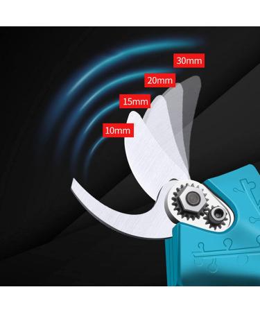 Electric Pruning Shears Rechargeable Cordless Electric Garden Shears 35Mm Stainless Steel Anti-Rust Sharp Blade for Orchard Branches Lawn - Buy Online on GoSupps.com