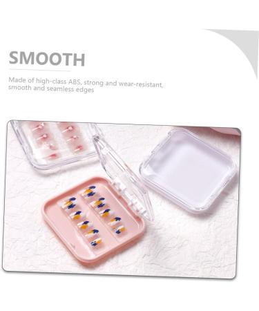 Beavorty 18 Pcs storage box nail art accessories nail stuff organizer eyelash storage case nail tape press on nail packaging nail storage multi-function nail organizer nail supply abs - Buy Online on GoSupps.com