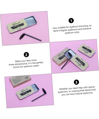Healeved 1 Set Eyebrow Soap Makeup Accessory Eyebrow Cream Wax Makeup Kit Natural Bar Soap Gel Texture 1 count (Pack of 1) Assorted Color - Buy Online on GoSupps.com