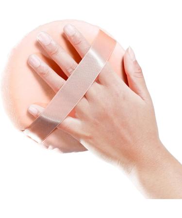 Oversized boxed Powder Puff with 5.1in flocking sponge suitable for large area body puff and face setting powder puff - Buy Online on GoSupps.com